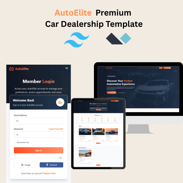 AutoElite Template Preview