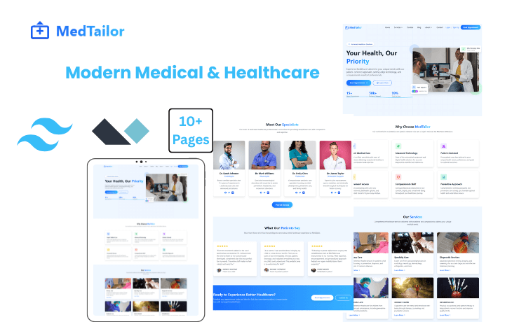 MedTailor Template Preview
