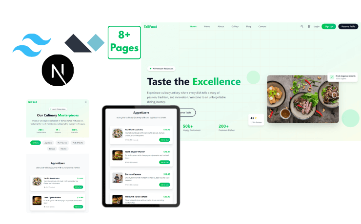 TailFood Template Preview